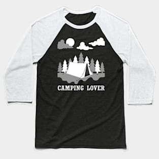 Camping lover Shirt Design Baseball T-Shirt